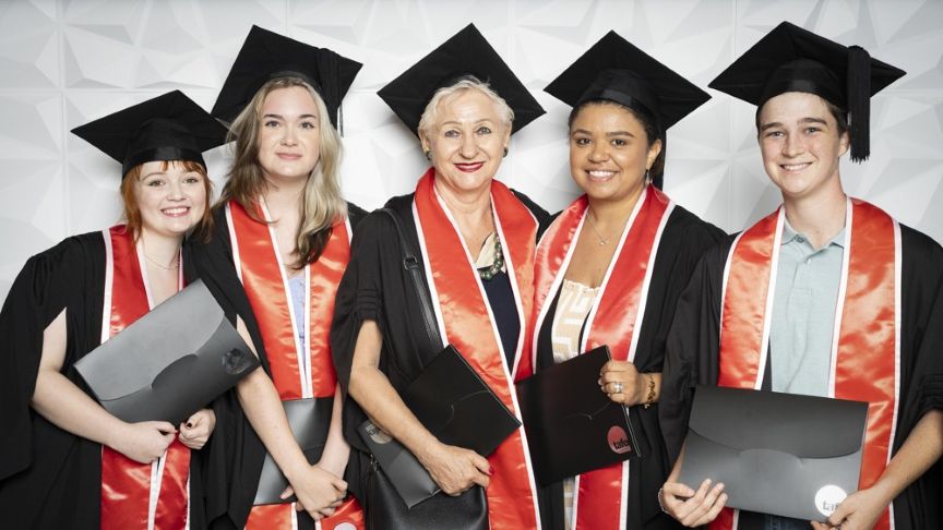 TAFE Qld students at graduation